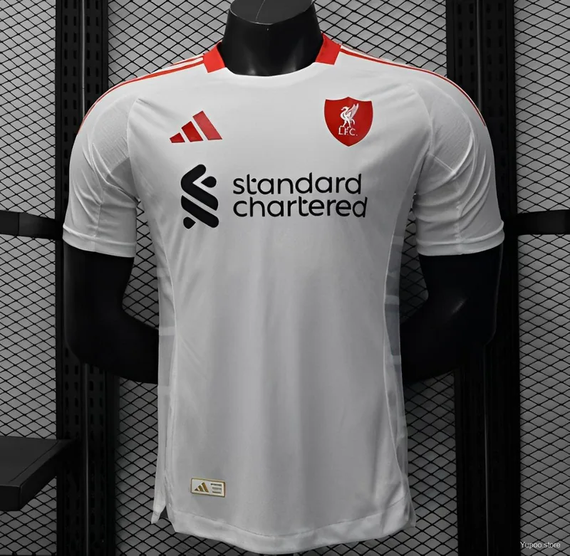 Camiseta Liverpool 2025/26 VISITANTE MANGA CORTA VERSION JUGADOR